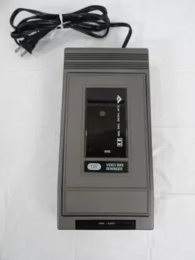 Ju-80v Tozaj Vintage Vhs Video Tape Rewinder Model Black Tested And Working
