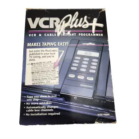 Vip-8 Vcr Plus Instant Programmer Gemstar Model Recording Wireless Vintage New