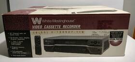 Westinghouse Wv-328 New White Vcr Player Recorder