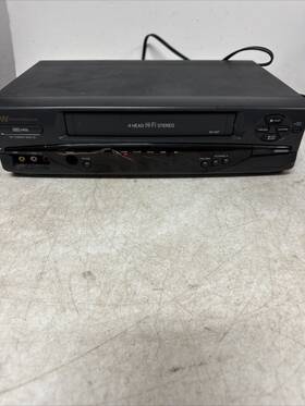 Westinghouse Wv-828 White-westinghouse Wv-827 Vhs Vcr 4-head Recording Player - Black Tested