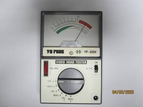 Yu Fong Yf-224 Yf-225 Vhs Video Head Tester With Factory Case