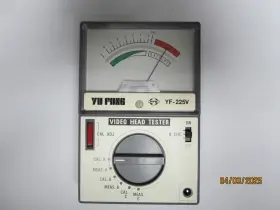 Yf-225 Yu Fong Yf-224 Vhs Video Head Tester With Factory Case Yf-225 Yu Fong Yf-224 Vhs Video Head Tester With Factory Case