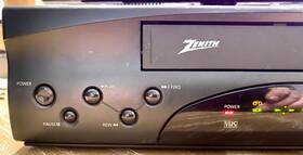 Zenith 4126 Vcr Hi-fi Stereo Vhs Player Plus Model Vr Tested