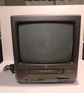 Zenith Tvbr1312z 1998 Mod# 13 Inch Co.or Tv/vhs Player Combo Tested/works No Remote