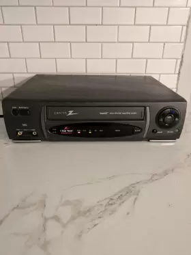Vcr410 Zenith Speak Ez Vcr Vhs Black Tested Working Great