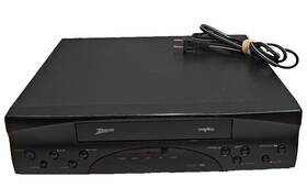 Zenith Vr2107 Vcr Vhs Black Tested Working No Remote