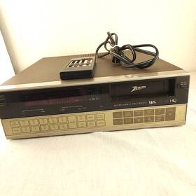 Zenith Vr2300 Vintage Vhs Video Cassette Recorder Vr 2300 Side Loading Powers On Read