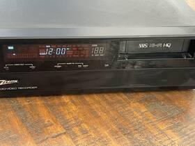 Zenith Vr3300 Rare Model Midi Video Cassette Recorder Tested Works No Remote
