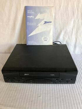 Zenith Vr4227hf Vcr Plus Vhs Recording System With Manual Vr4127