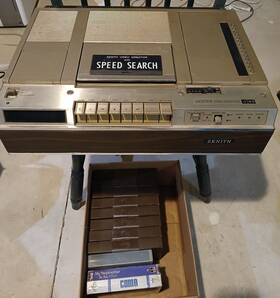 Zenith Vr9700j Betamax Tape Collection Speed Search Player Local Pickup Only