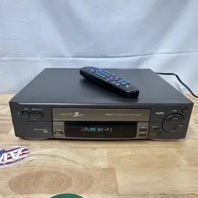 Vra424 Zenith Vhs Vcr Player Recorder With Remote Tested Working