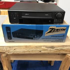 Zenith Vrc4165 Vhs Player Recorder Remote Works With Original Box Ships Fast