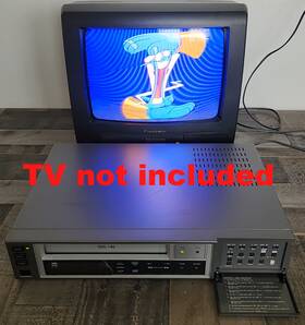 Zenith Vrd-100 Vintage Vcr Player With Cables No Remote Tested Works Must Read