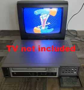 Vrd-100 Zenith Vintage Vcr Player With Cables No Remote Tested Works Must Read