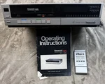 Panasonic Omnivision Vhs PV-1535 Vcr With Remote, Powers On. Not Tested Used. Price: $65.00.