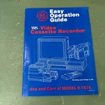 General Electric 4 Head Vcr Video Cassette Recorder 9-7675 Manual Only Used. Price: $5.23.