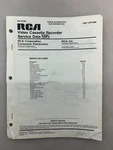 Rca VPT200 Original Schematics Free Shipping Good. Price: $10.00.