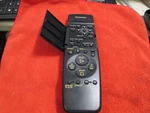 Panasonic VEQ1883 Vcr Remote Control For AG-2550P Used. Price: $19.99.