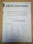 Akai Service Manual/parts List VS-270U/M Video Cassette Recorder Original Repair Very. Price: $15.98.
