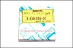Sony 3-630-536-00 Genuine Rubber Belt VO-1800 Umatic Recorders Nos Boxed New. Price: $15.00.