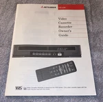 1992 Mitsubishi HS-U36 Vcr Video Cassette Instructions Free Shipping Very. Price: $14.95.