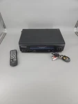 Black Panasonic PV-V4521 Vcr Video Cassette Recorder With Remote Tested & Works Used. Price: $80.00.