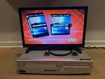 Sylvania DVC865F Vcr/dvd Combo 4 Head Hi-fi Vhs Player Recorder Tested Working Used. Price: $60.00.