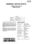 Onkyo DX-7500 Cd Player Service Manual Brand. Price: $22.24.