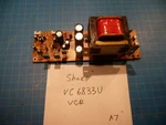 Sharp VC-6833U Vcr Recorder Replacement Parts Power Supply Circuit Board Used. Price: $10.00.