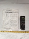 1993 Fisher RVR-4910 Tv Vcr Remote Control W/ Shuttle- Oem For FVH4508S, FVH4910 Used. Price: $25.00.