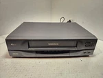 Magnavox Vcr Vhs Player Head Model VRU242AT21 Hq No Remote Tested Works Used. Price: $39.99.