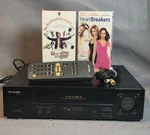 Sharp Vhs Vcr Player VC-A573 4 Remote Movies & Cables Heads Cleaned Works Used. Price: $77.98.