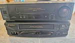 Untested Lot Of 2 Vcrs: Sharp VC-H975U & Sansui VHF6010D For Parts Repair. Price: $38.00.