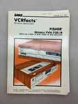 Fisher FVH-720 Original Service Manual Free Shipping Good. Price: $14.00.