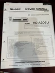 Orig. Sharp VC-A206U VCA206U Vcr Repair & Service Manual *original* Very. Price: $27.99.
