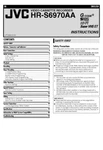 Jvc HR-S6970AA Vcr Owners Instruction Manual Reprint New. Price: $22.24.