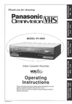 Panasonic PV-4669 Vcr Owners Instruction Manual Brand. Price: $22.24.