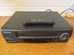 Emerson EV727 Vcr Vhs Player 4 Head Hi-fi Stereo Tested Working Remote Used. Price: $50.62.