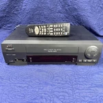 Jvc HR-A47U Vhs Vcr Video Cassette Recorder 4-HEAD With Oem Remote Tested Works! Used. Price: $70.00.
