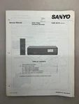 Sanyo VHR9270 Original Service Manual Free Shipping Good. Price: $12.00.