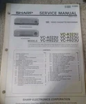 Sharp VC-A323U,VC-A522U-VC-A523U Original Repair Service Manual (rare) Very. Price: $11.00.