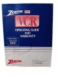 1974 Zenith Vcr Operating Guide And Warranty. Model Vrd 206. A60 Used. Price: $16.00.
