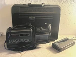Magnavox CVK315AV02 Movie Maker Vhs Ccd Video Camcorder With Case Working Used. Price: $100.00.
