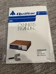 Quasar Vcr User Manual With Key VH5645XW Unspecified. Price: $50.00.