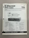 Emerson VCS955A Original Service Manual Free Shipping Good. Price: $14.00.
