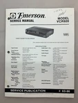 Emerson VCR920 Original Service Manual Free Shipping Good. Price: $14.00.