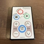 Panasonic Tv/vcr/fm Radio Miniature Remote Model VSQS1572 Used. Price: $10.99.