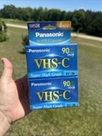 New Panasonic 4 Pack TC-30 Vhs-c Cassette Tapes Factory Sealed. Price: $21.95.