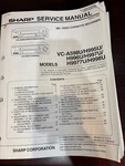 Sharp VC-A598U VC-H995U VC-H996U VC-H997U VCH9977U H998U Service Manual Original Very. Price: $28.99.