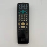 Sharp RRMCG0263AJSA Vcr Remote Control For Video Cassette Recorder Black Oem Used. Price: $12.99.